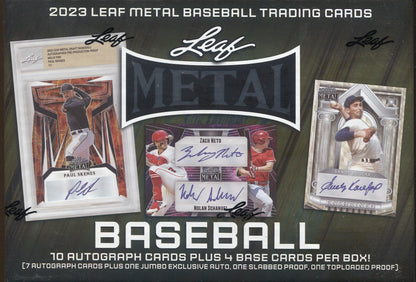 2023 Leaf Metal Baseball Jumbo, 8 Box Case
