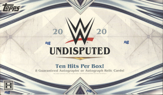 2020 Topps WWE Undisputed Wrestling Hobby, Box