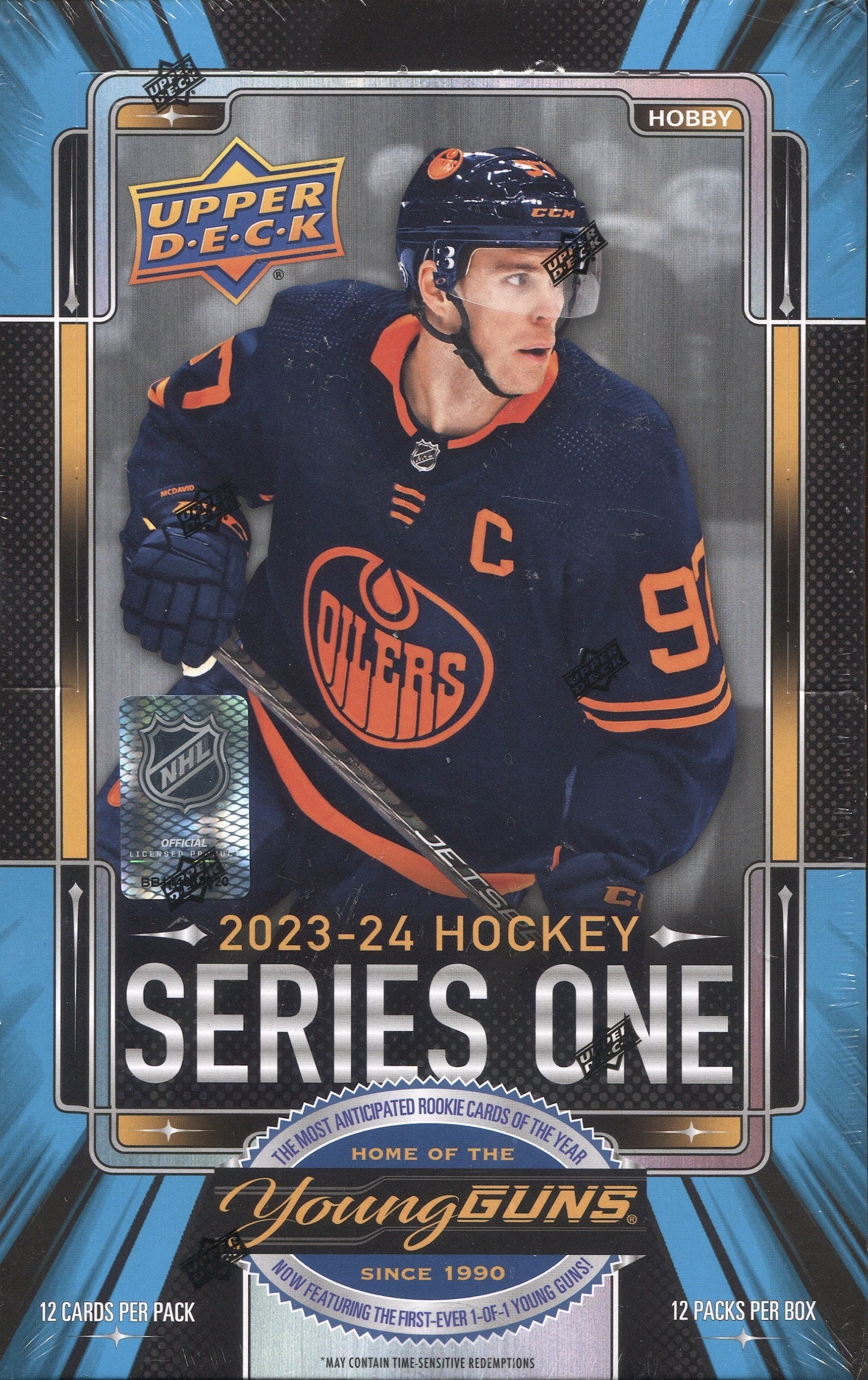2023-24 Upper Deck Series 1 Hobby Hockey, 12 Box Case