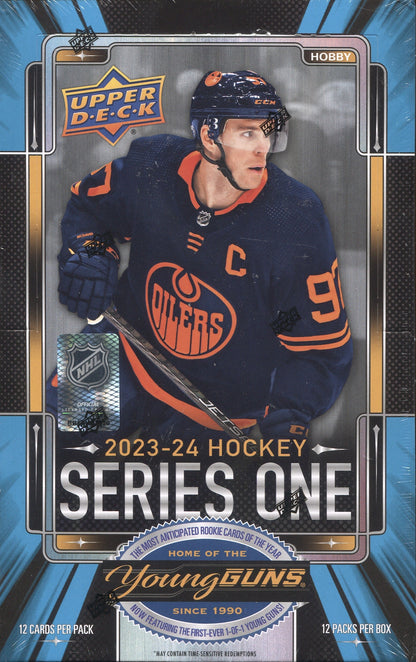 2023-24 Upper Deck Series 1 Hobby Hockey, 12 Box Case