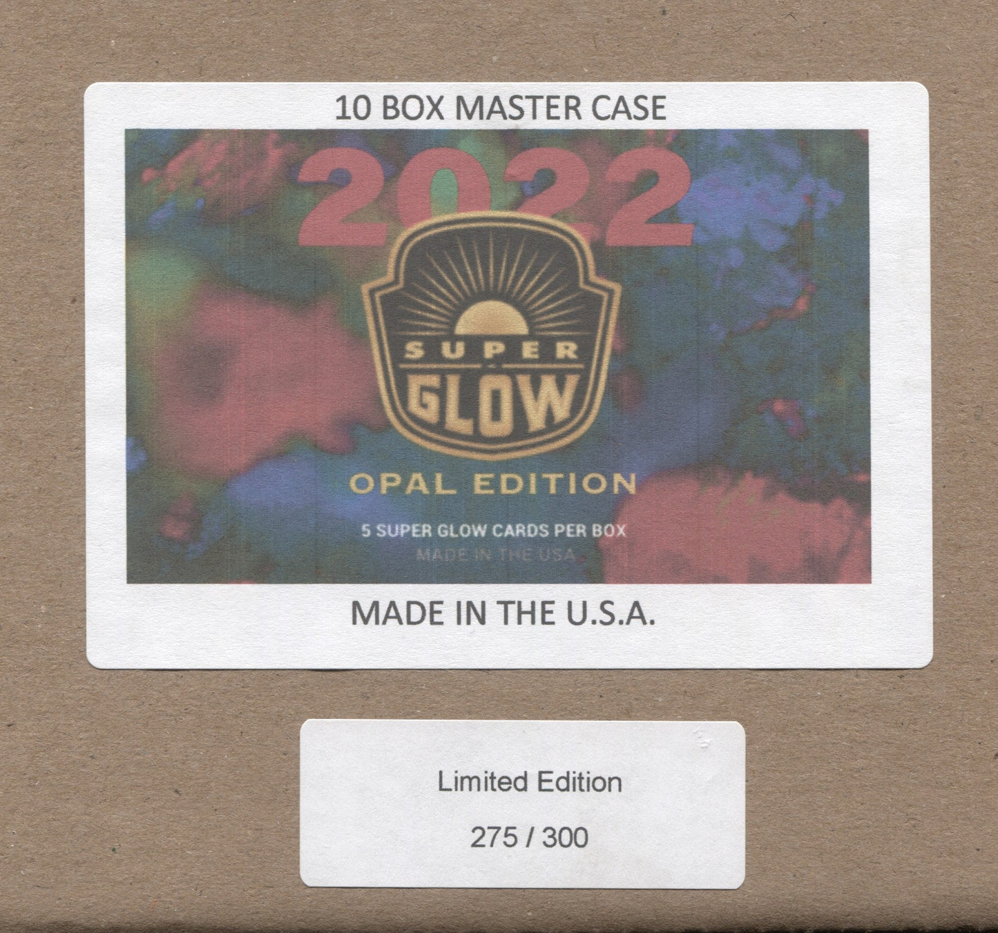 2022 Super Glow Opal Edition Multi-Sport Hobby, 10 Box Case