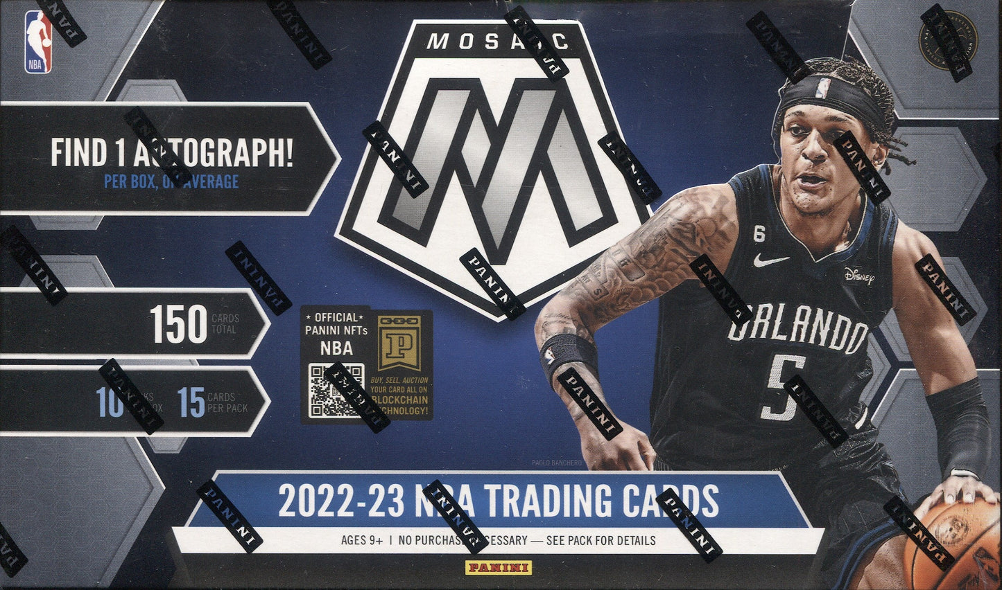 2022-23 Panini Mosaic Basketball Hobby, Box