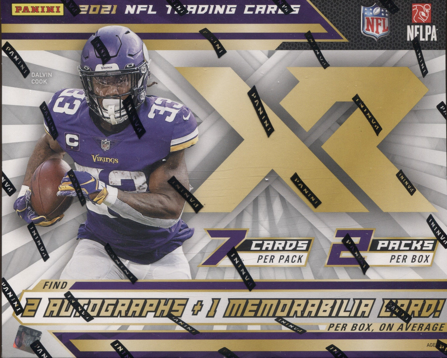 2021 Panini XR Football Hobby, Box
