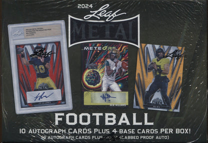 2024 Leaf Metal Football Jumbo, Box