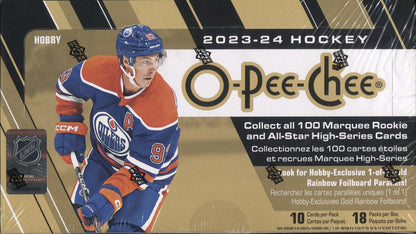 2023-24 Upper Deck O-Pee-Chee Hockey Hobby, 16 Box Case