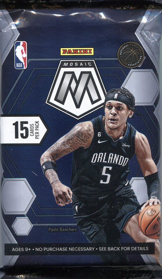 2022-23 Panini Mosaic Basketball Hobby, Pack