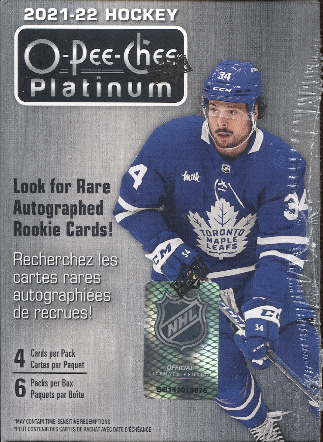 2021-22 Upper Deck O-PEE-CHEE Platinum Hockey, Blaster Box