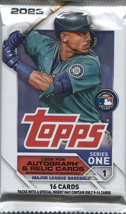 2023 Topps Series 1 Baseball Retail, Pack (Not Hanging)