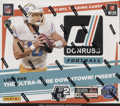 2021 Panini Donruss H2 Hobby Hybrid Football, Box