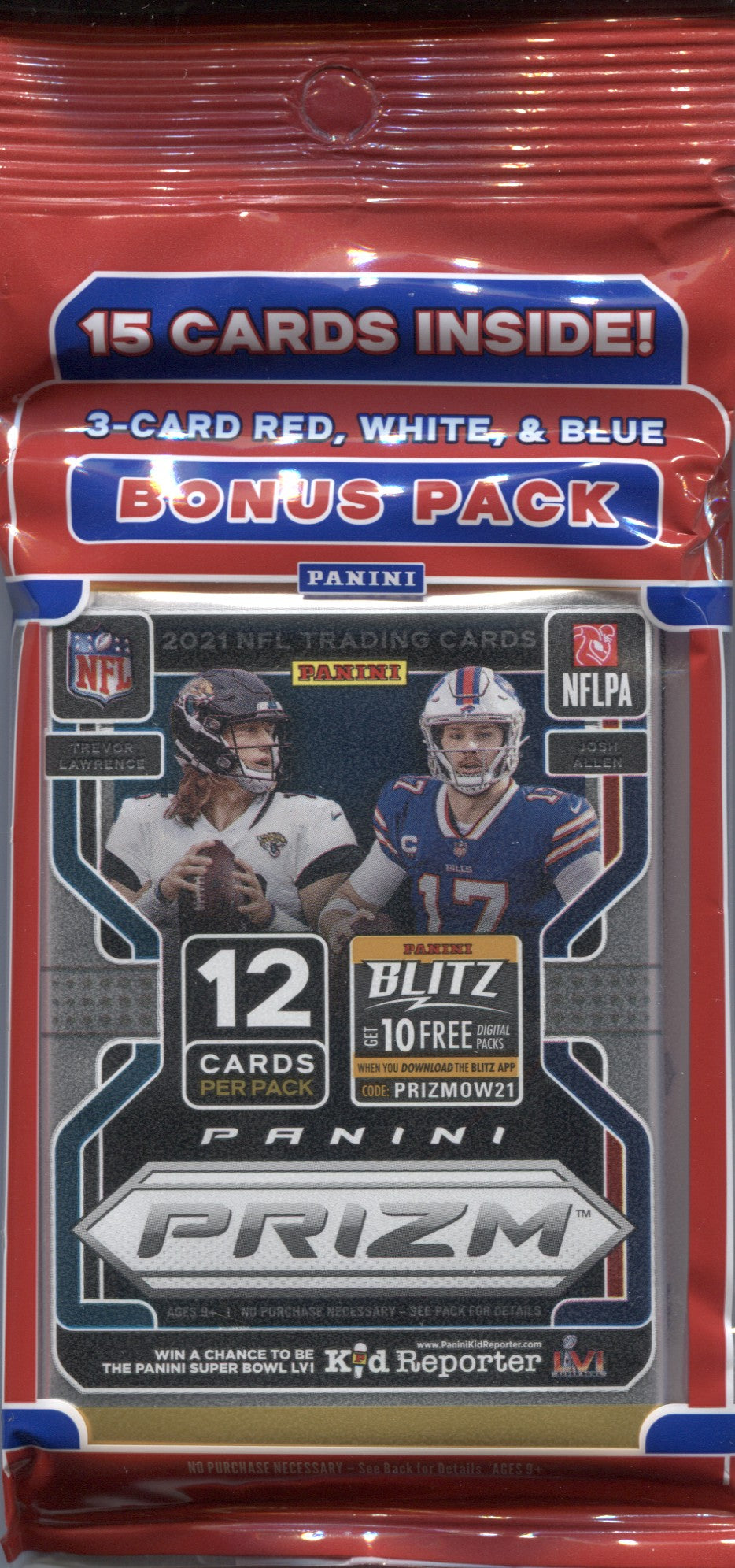 2021 Panini Prizm Football, Cello Multi-Pack
