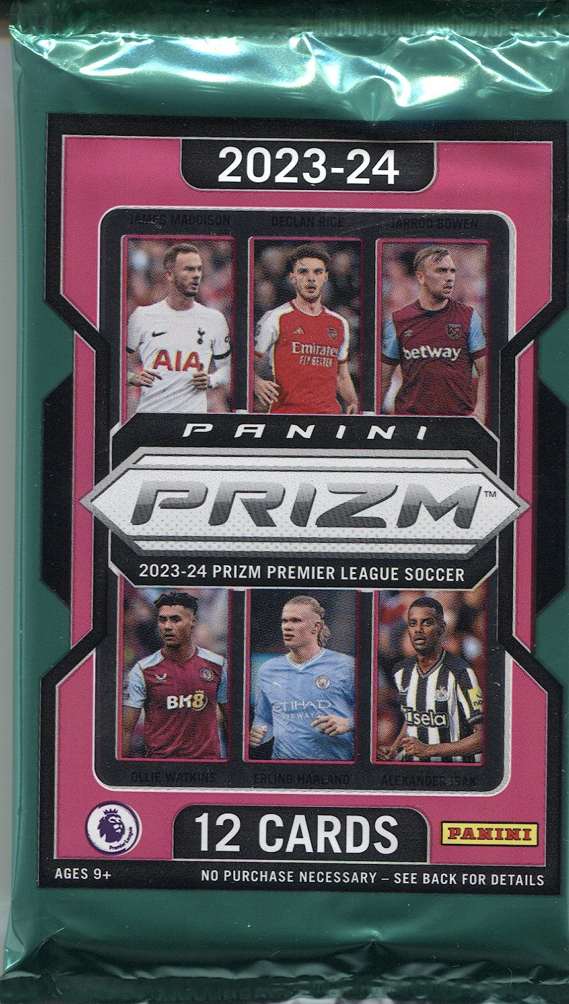 2023-24 Panini Prizm Premier League EPL Soccer, Hobby Pack