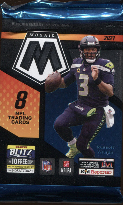 2021 Panini Mosaic Football No Huddle, Pack