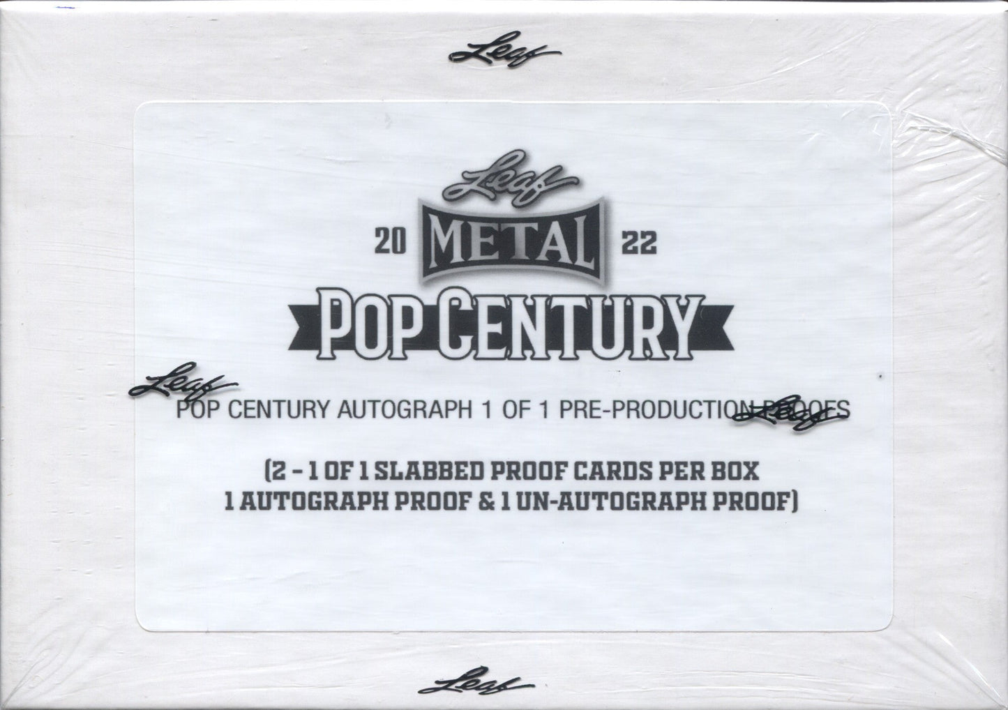 2022 Leaf Metal Pop Century Pre-Production Proofs Hobby, Box