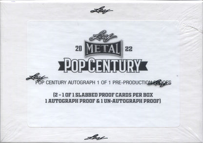 2022 Leaf Metal Pop Century Pre-Production Proofs Hobby, Box