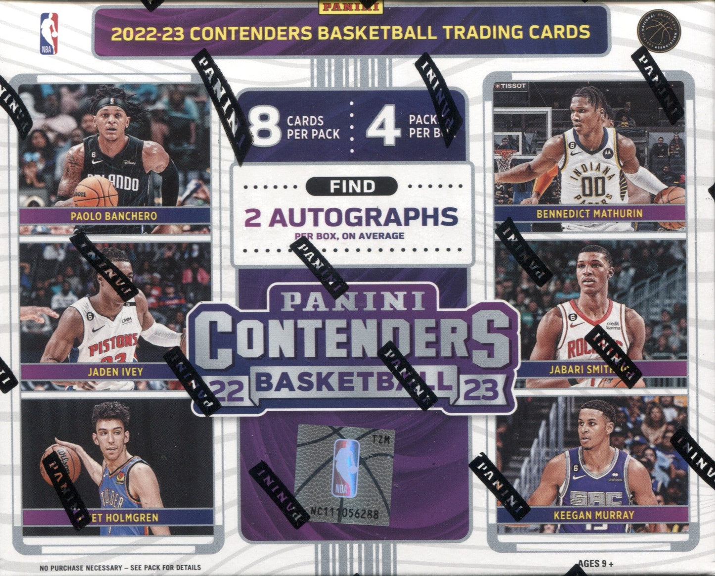 2022-23 Panini Contenders Basketball Hobby, Box