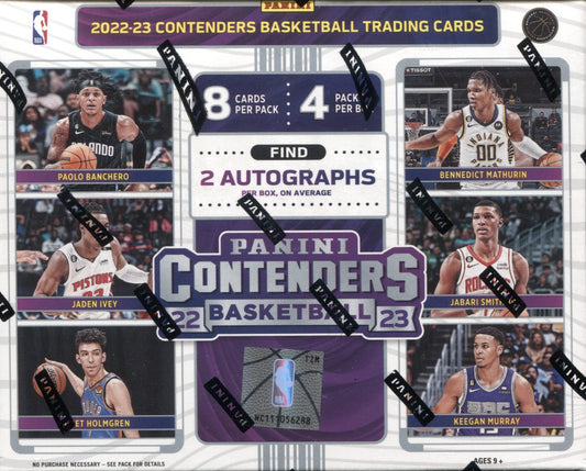 2022-23 Panini Contenders Basketball Hobby, Box