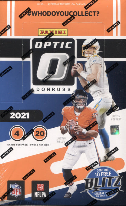 2021 Panini Donruss Optic Football Retail, Box
