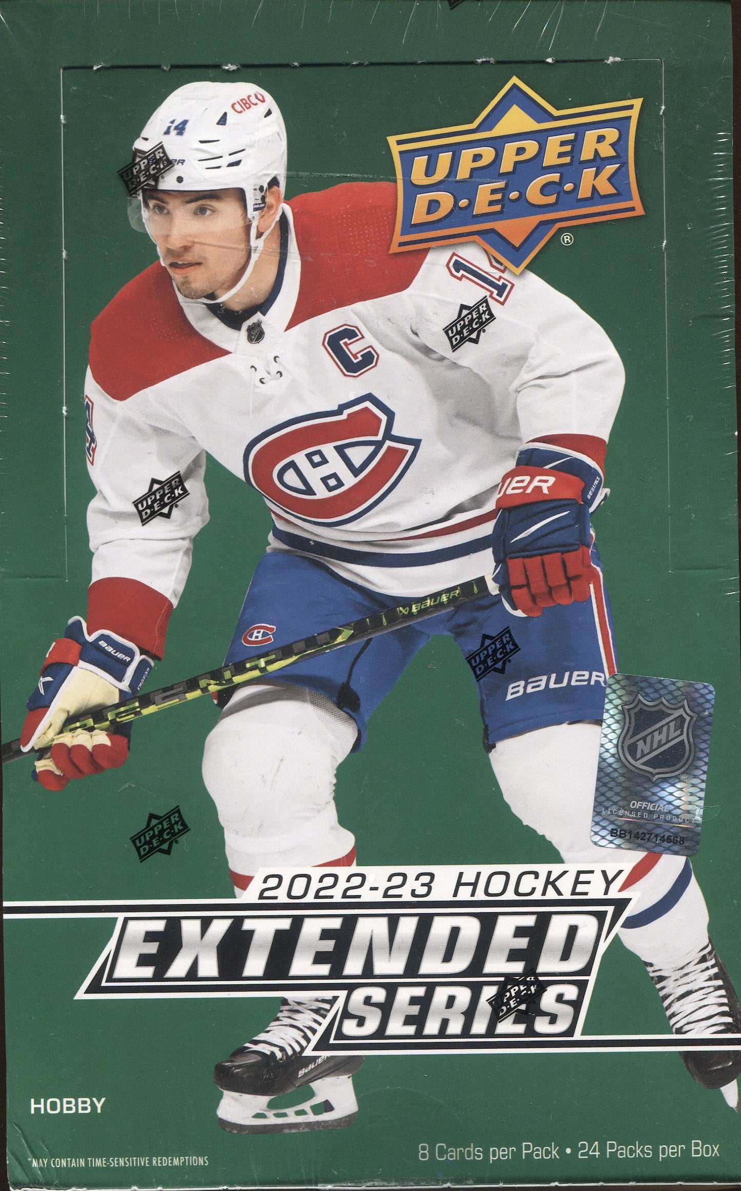 2022-23 Upper Deck Extended Series Hobby Hockey, Box