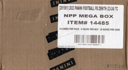 2023 Panini Zenith Football, 20 Mega Box Case