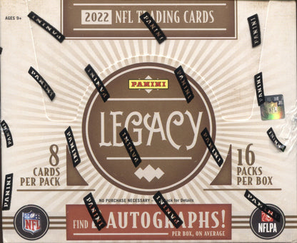 2022 Panini Legacy Football Hobby, Box