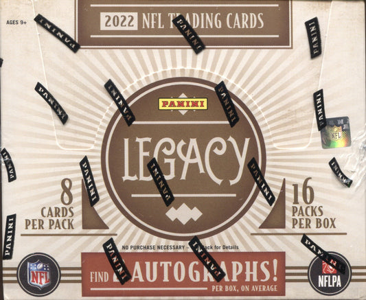 2022 Panini Legacy Football Hobby, Box