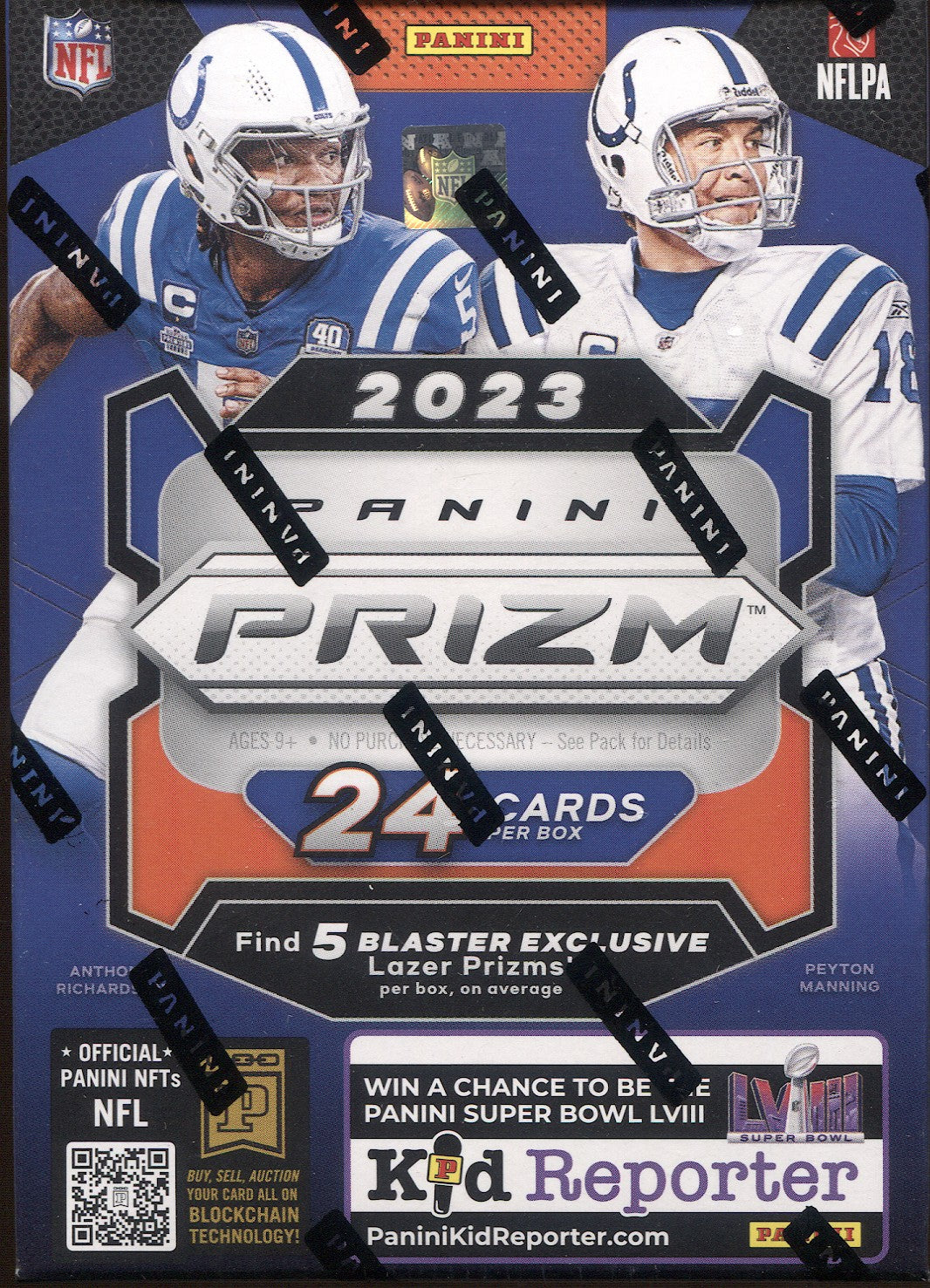 2023 Panini Prizm Football, Blaster Box (Lazer Prizms)