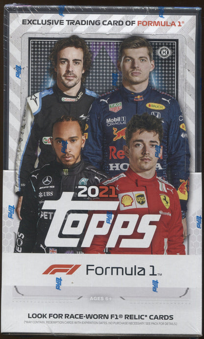 2021 Topps Formula 1 F1 Flagship Racing Hobby, Box