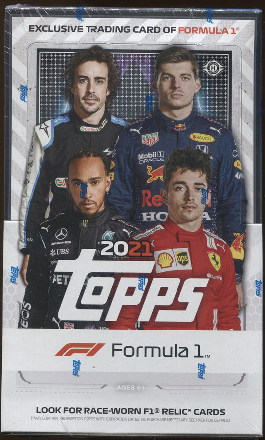 2021 Topps Formula 1 F1 Flagship Racing Hobby, Box