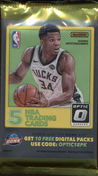 2017-18 Panini Donruss Optic Fast BRK Basketball, Pack