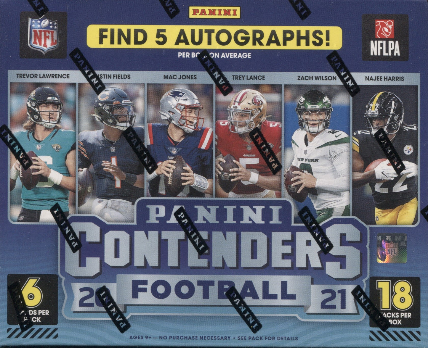 2021 Panini Contenders Football Hobby, Box