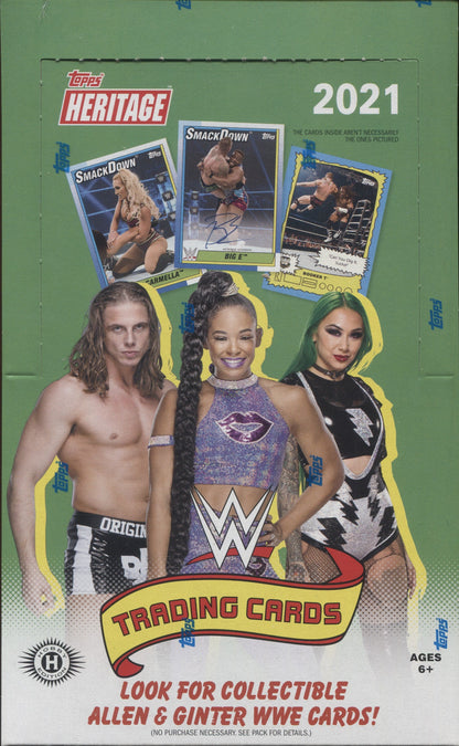 *LAST BOX* 2021 Topps WWE Heritage Wrestling Hobby, Box