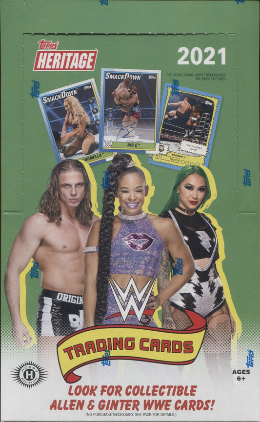 *LAST BOX* 2021 Topps WWE Heritage Wrestling Hobby, Box