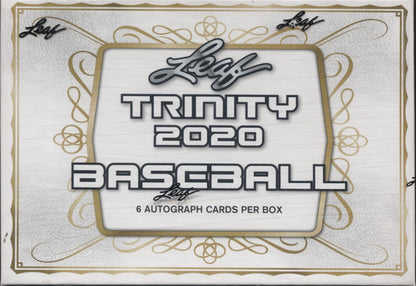 *LAST BOX* 2020 Leaf Trinity Baseball Hobby, Box