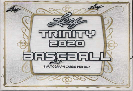 *LAST BOX* 2020 Leaf Trinity Baseball Hobby, Box