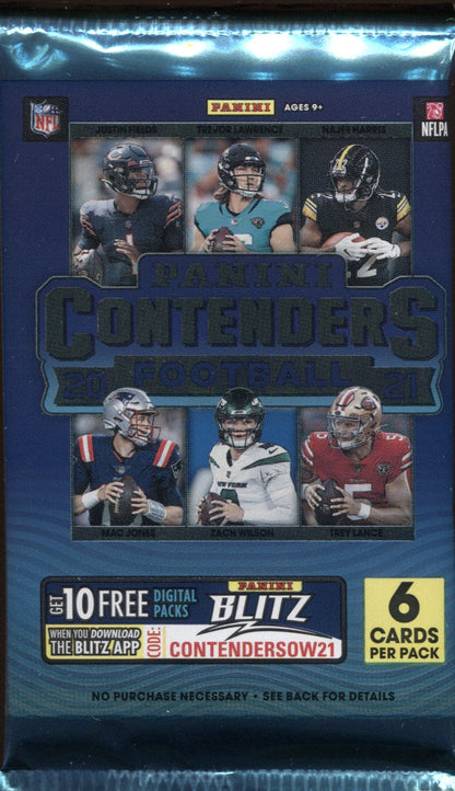 2021 Panini Contenders Hobby Football Hobby, Pack