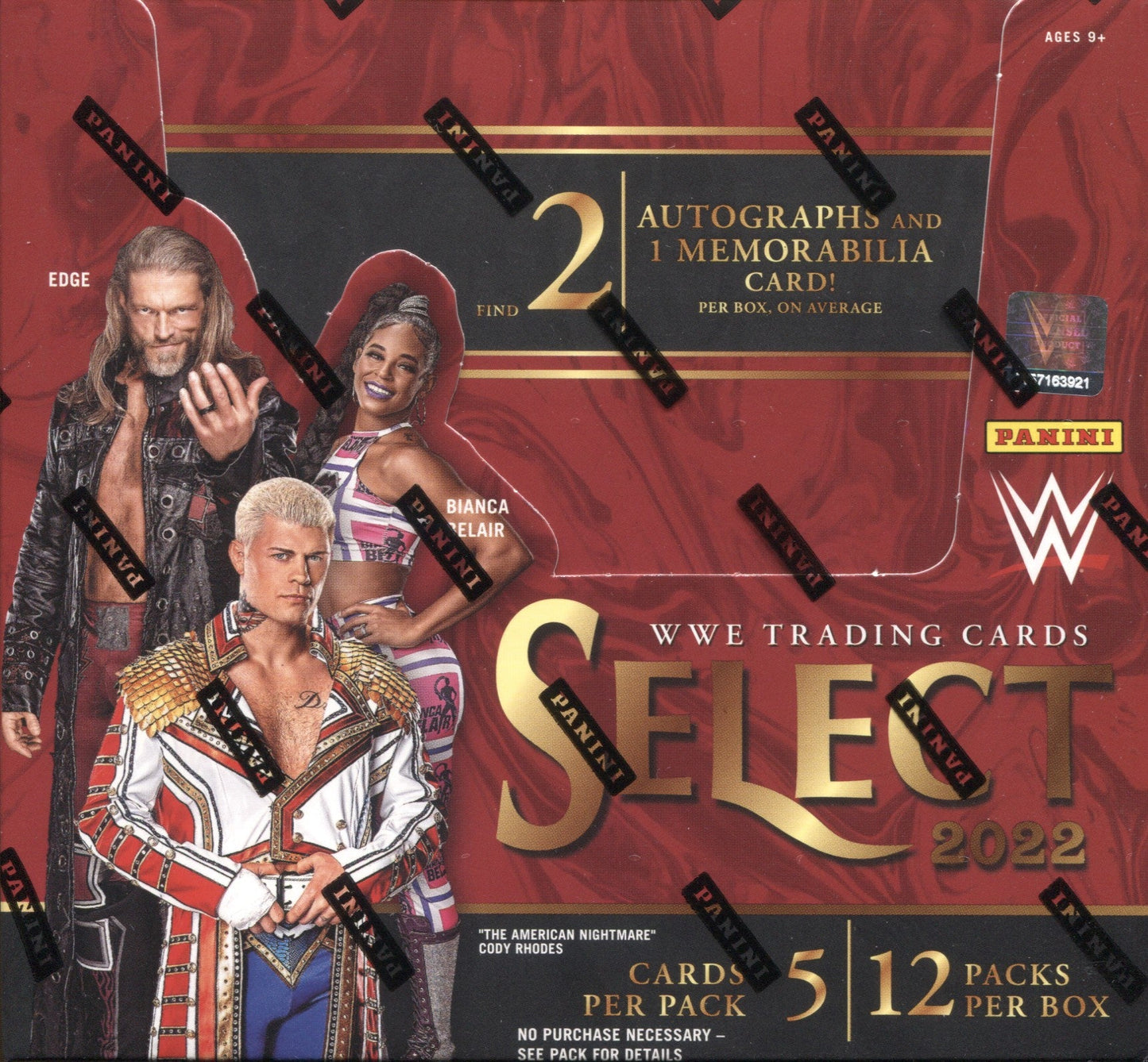 2022 Panini Select WWE Hobby, Box