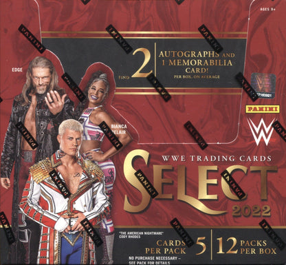 2022 Panini Select WWE Hobby, Box