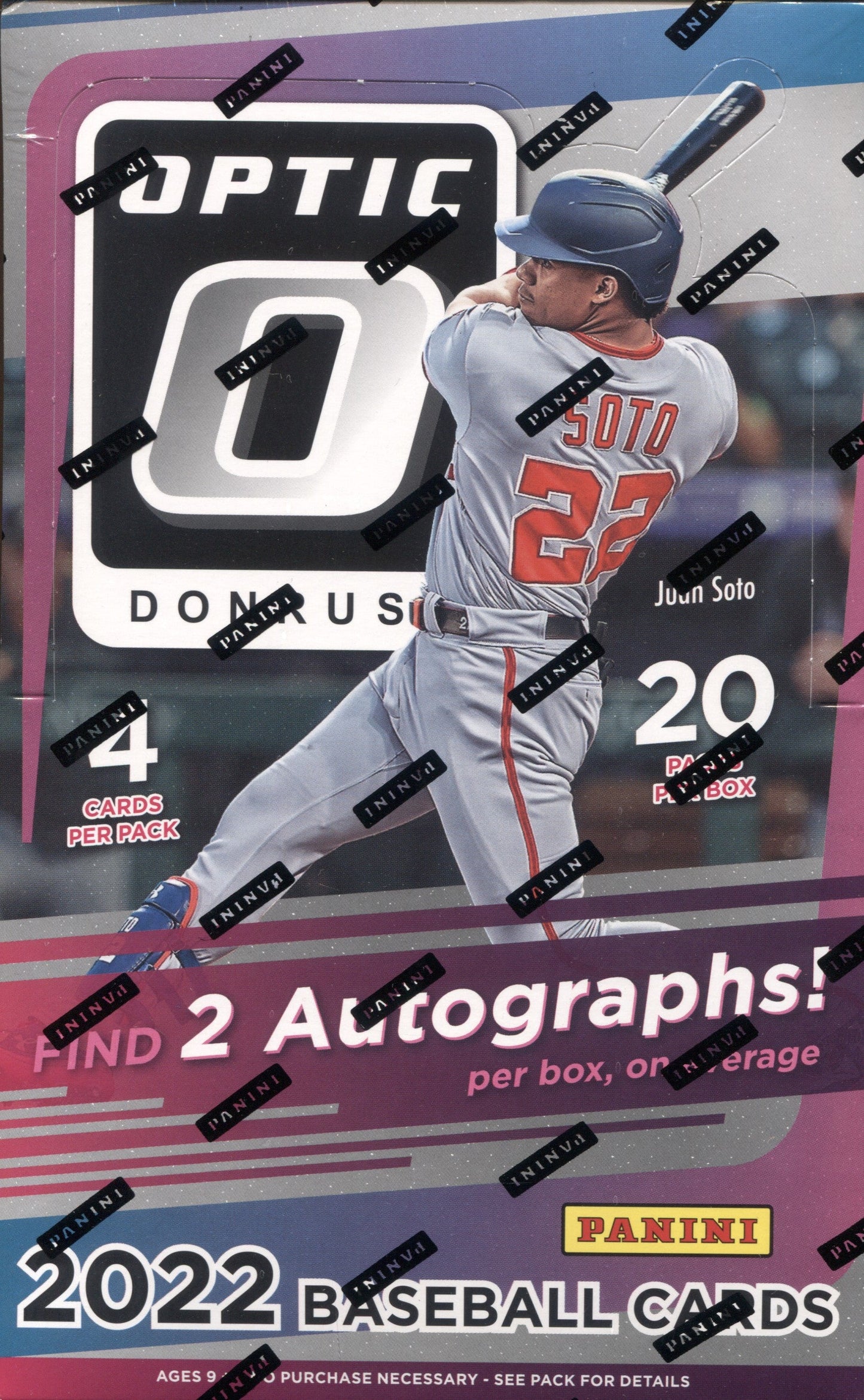 2022 Panini Donruss Optic Baseball Hobby, Box