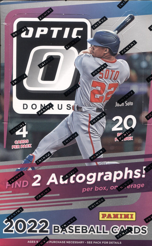 2022 Panini Donruss Optic Baseball Hobby, Box
