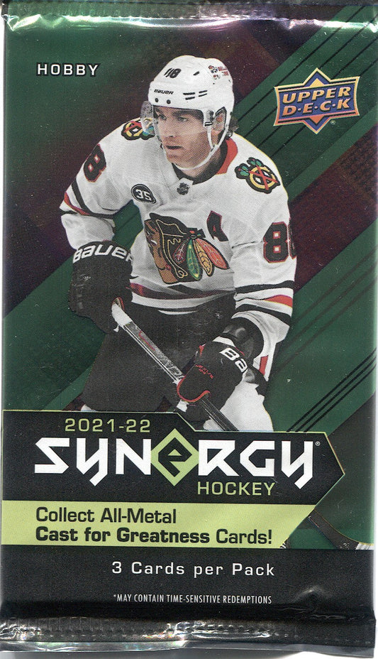 * Last Pack * 2021-22 Upper Deck Synergy Hockey Hobby, Pack