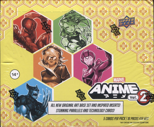 2023 Upper Deck Marvel Anime Volume 2 Hobby, Box