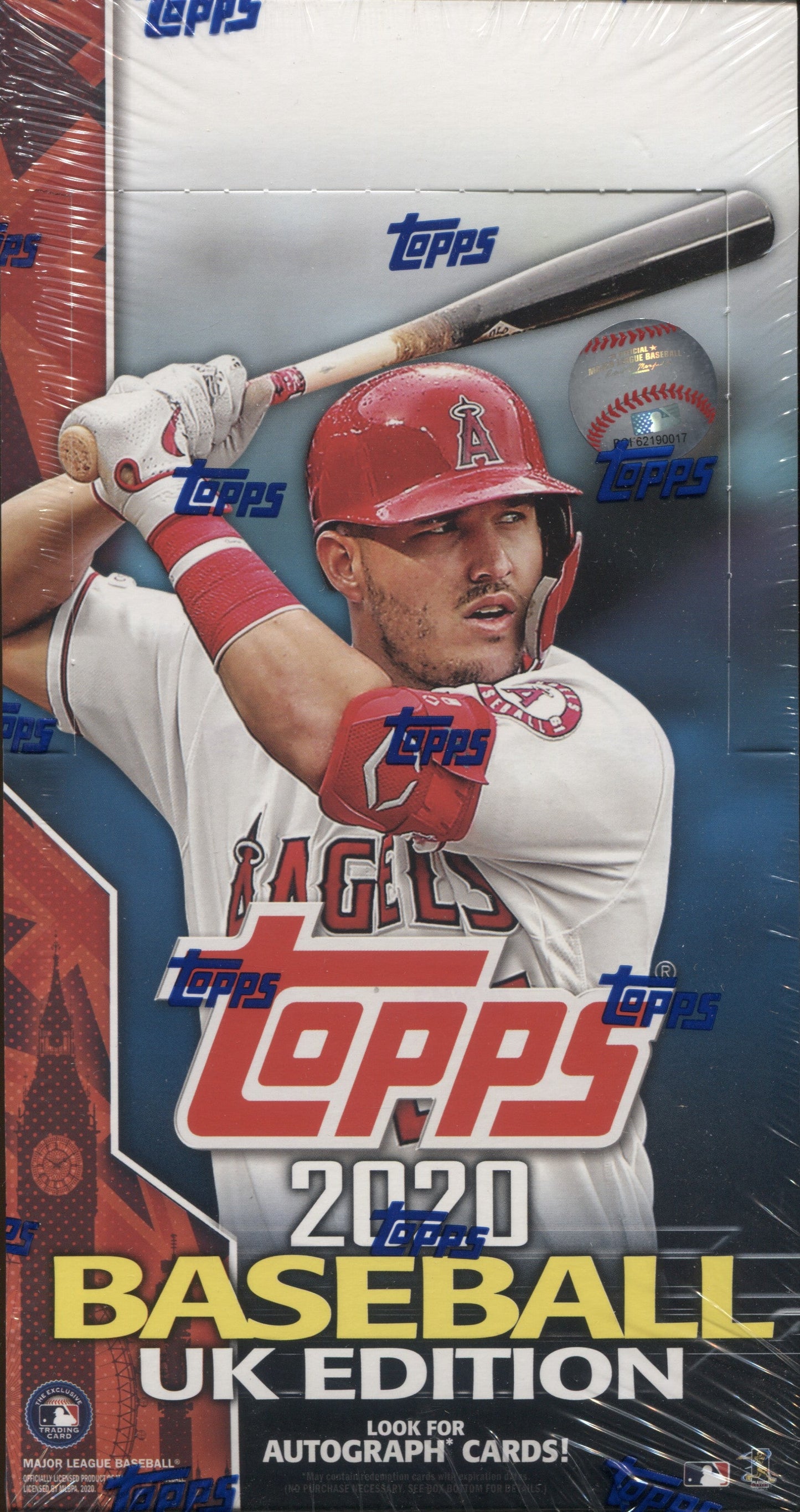 2020 Topps UK Edition Hobby Baseball, 12 Box Case