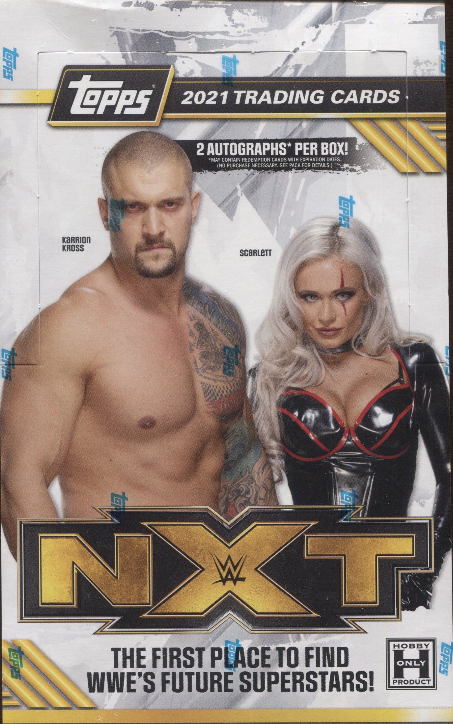 2021 Topps WWE NXT Wrestling Hobby, Box