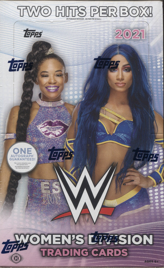2021 Topps WWE Women's Division Wrestling Hobby, Box