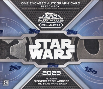 *LAST CASE* 2023 Topps Star Wars Chrome Black Edition Hobby, 12 Box Case