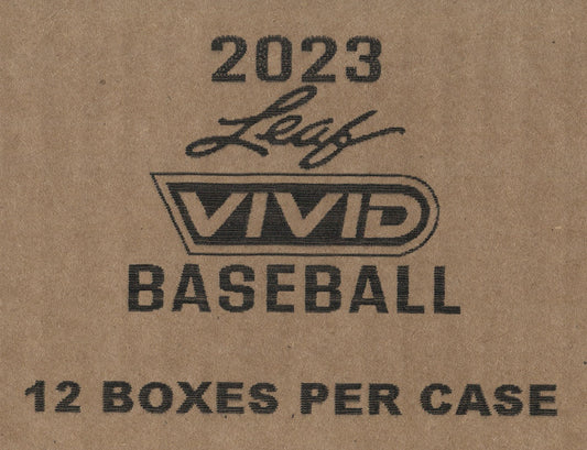 2023 Leaf Vivid Baseball Hobby, 12 Box Case