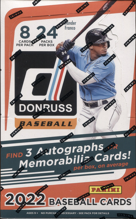 2022 Panini Donruss Baseball Hobby, Box