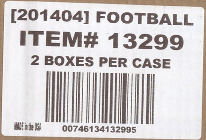 2022 Panini Flawless Football Hobby, 2 Box Case