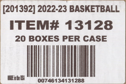 *LAST CASE* 2022-23 Panini Prizm Basketball Fast Brk, 20 Box Case