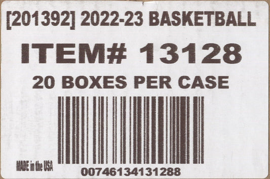 *LAST CASE* 2022-23 Panini Prizm Basketball Fast Brk, 20 Box Case